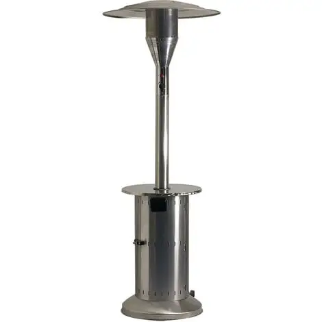 Favex - Parasol Chauffant Gaz - Commercial Inox - Extérieur - Prêt à L'emploi Livré Avec Tuyau Et Détendeur - 4 à 15 Kw - 20m² - 88 X 88 X 230 Cm - Gris 1 Favex - Parasol Chauffant Gaz - Commercial Inox - Extérieur - Prêt à L'emploi Livré Avec Tuyau Et Détendeur - 4 à 15 Kw - 20m² - 88 X 88 X 230 Cm - Gris