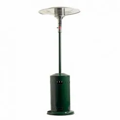 FAVEX - Parasol Chauffant Gaz -Classic Vert Ecoline- Extérieur - 3 à 8 KW - 12 M² - 76 X 76 X 230 - Vert