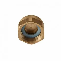 Bouchon En Laiton Femelle 1/2" (15/21) + Joint NF - Gaz Naturel - Favex