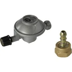 Détendeur Basse Pression Camping Avec Raccord Tétine - Butane - Sortie M 20x150 - Favex