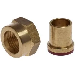 Raccord 2 Pièces Avec Joint - écrou M20x150 / à Souder Sur Tube Cuivre Ø8 - Favex -Pas Cher FAVEX Magasin 23999590 2