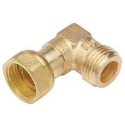 Raccord Coude 90° Mâle 1/2" (15/21) - Femelle 1/2" (15/21) - Favex