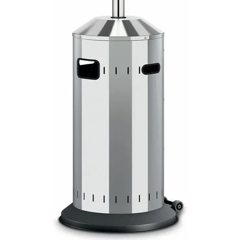 Favex - Parasol Chauffant Gaz Cosy Elegance Inox - Exterieur - 3 à 8 KW - 12m² - Prêt à L'emploi Livré Avec Tuyau Et Détendeur - 76 X 76 X 218 - Argent 4 Favex - Parasol Chauffant Gaz Cosy Elegance Inox - Exterieur - 3 à 8 KW - 12m² - Prêt à L'emploi Livré Avec Tuyau Et Détendeur - 76 X 76 X 218 - Argent – Image 4