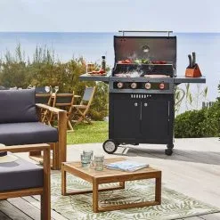 Barbecue à Gaz Boston Black 4 Turbo Brasero Favex - Noir -Pas Cher FAVEX Magasin 54177811 4