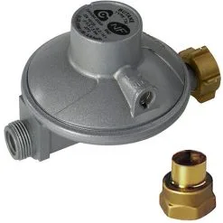 Détendeur Butane NF Basse Pression - 2,6kg/h - 28mb - Écrou Bouteille/à Souder 12 - Favex